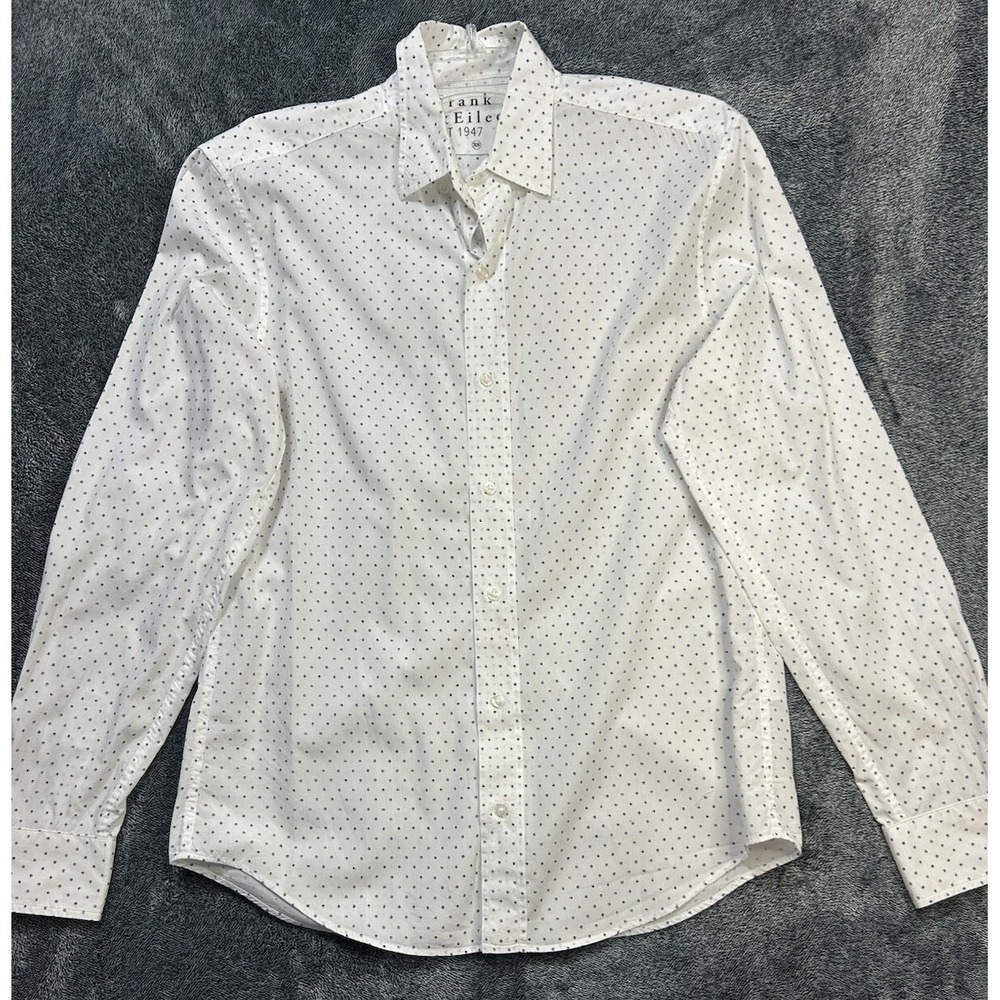 Frank & Eileen Womens Size XS White Long Sleeve Button Down Finbar Top (M8)
